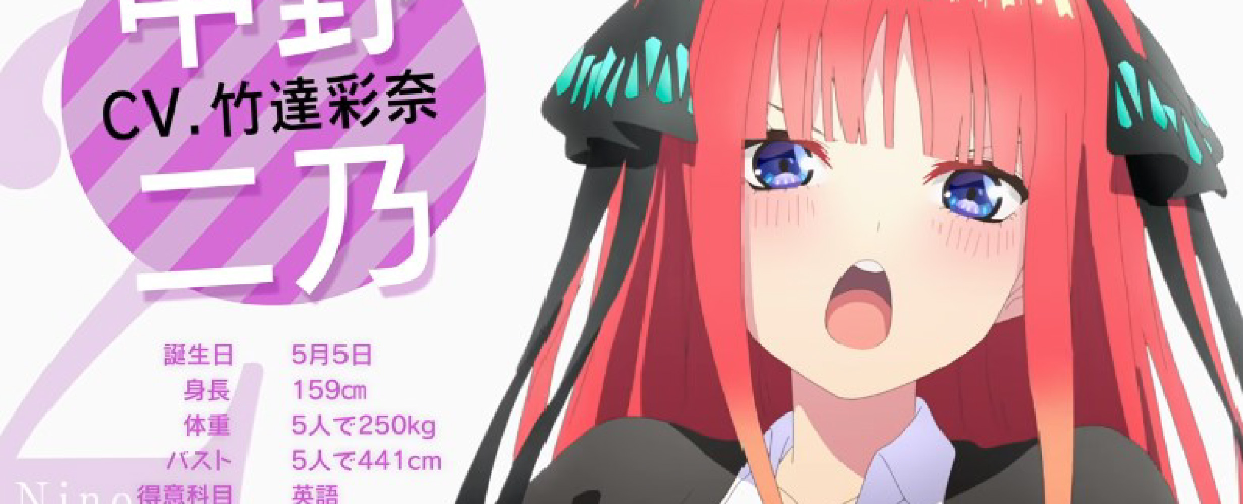 Video Preview Baru Go Toubun no Hanayome ∬ Soroti Nino Nakano