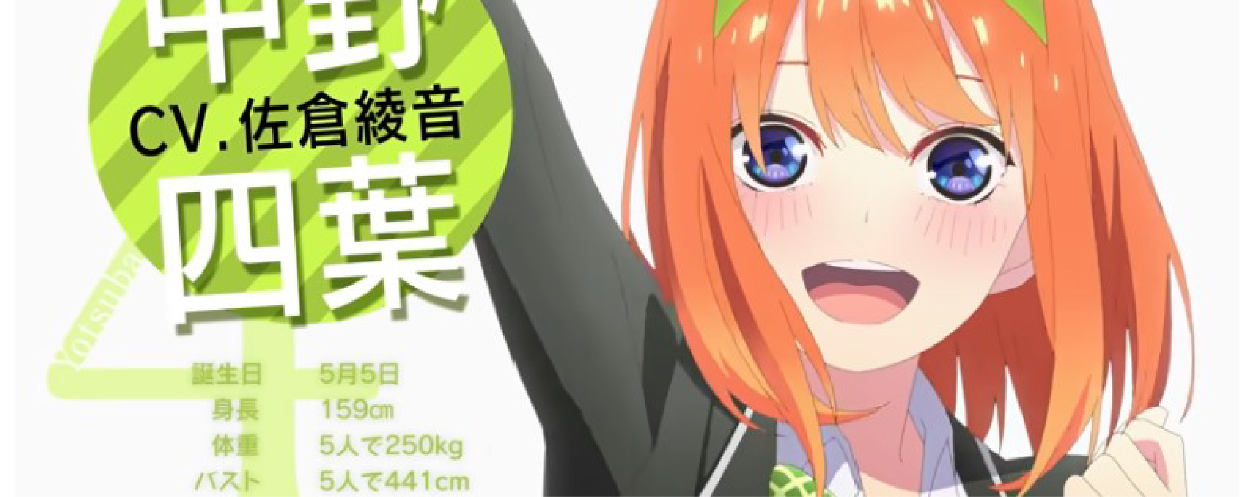 Kali ini Yotsuba nih yang Muncul dalam Video Karakter Season 2 Go Toubun no Hanayome !