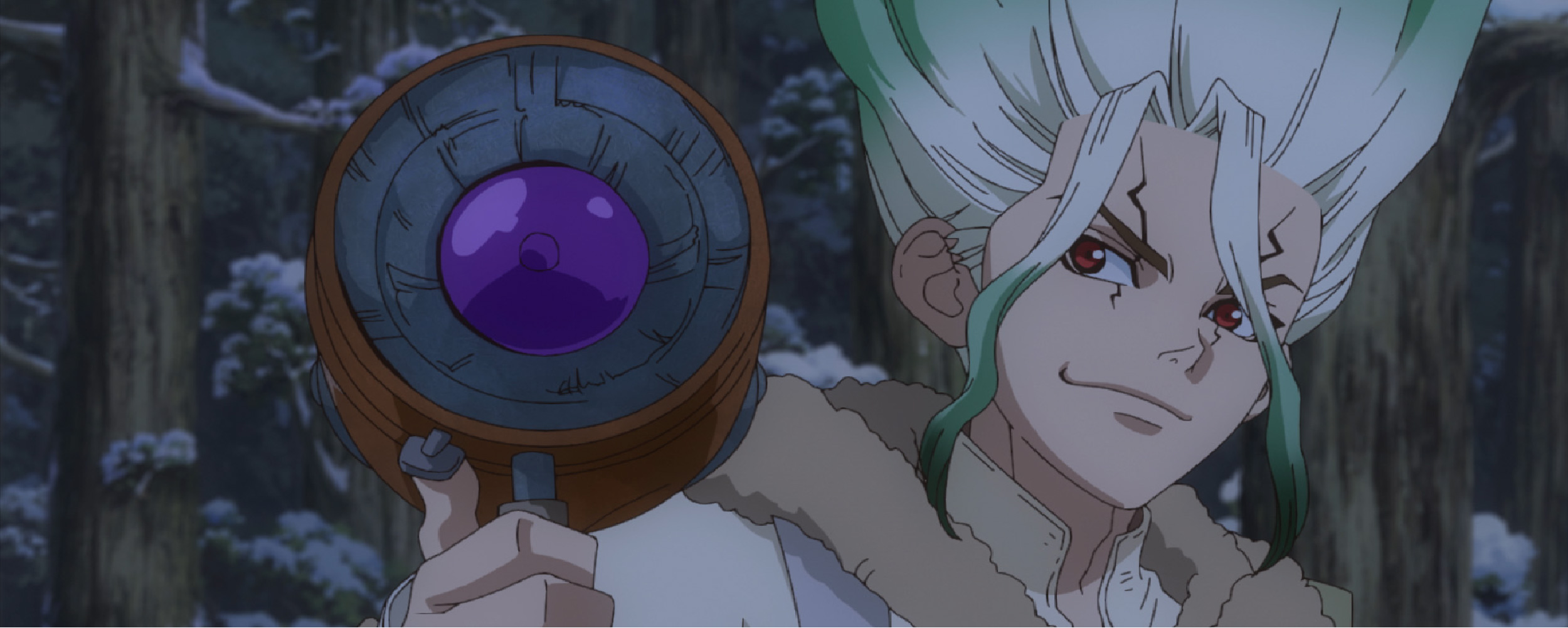 Sinopsis Anime Dr. Stone Season 2 Episode 2 sub dan Bahasa Indonesia : Bom Cahaya